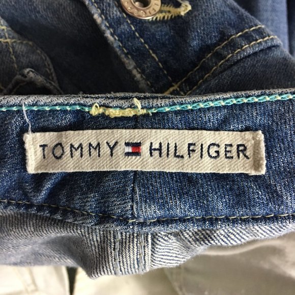 Tommy Hilfiger Jeans Distressed Mid Rise Tie Belt - Picture 7 of 8